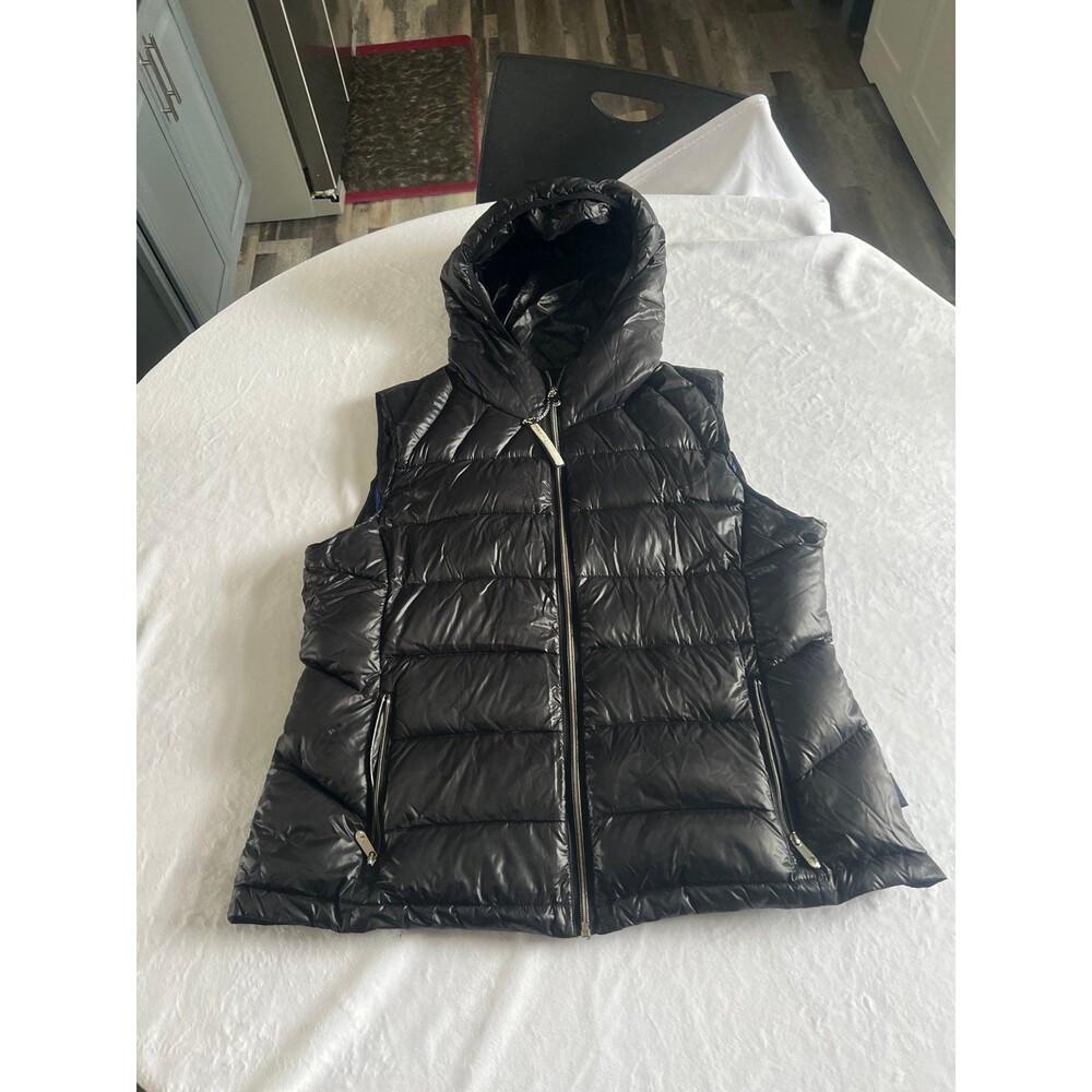 Calvin Klein hooded vest black sz L